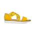 Sandali bassi gialli con fasce elastiche e strass Lora Ferres, Donna, SKU w041000022, Immagine 0
